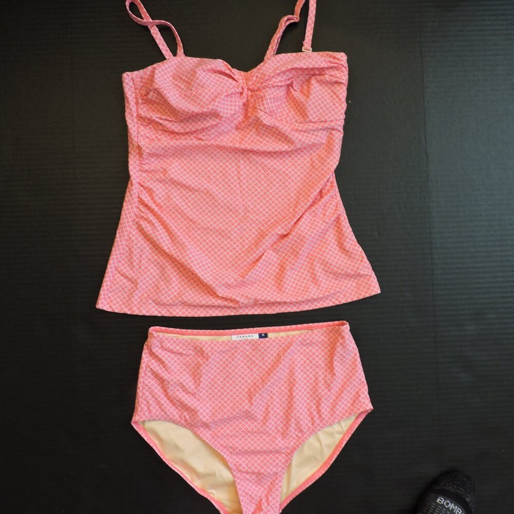 Talbot Small Misses Miraclesuit Tankini Set Barbie Pink